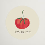 "Petit Pomodoro" - Bridal Shower Favor Stickers in Lime by Jackie Crawford - Front