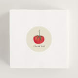 "Petit Pomodoro" - Bridal Shower Favor Stickers in Lime by Jackie Crawford - In Use