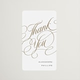 "Bridal Shower Script" - Bridal Shower Favor Stickers in Snow by Stacy Maalouf - Front