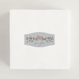 "festive garland" - Bridal Shower Favor Stickers in Frost by Rebecca Durflinger - In Use