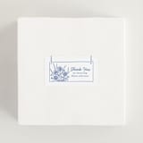 "Fresh Off the Market" - Bridal Shower Favor Stickers in Bluebird by Carolyn Kach - In Use