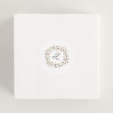 "floral frame" - Bridal Shower Favor Stickers in Blush by Lori Wemple - In Use