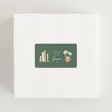 "The next chapter" - Bridal Shower Favor Stickers in Forest by Jennifer Wick - In Use