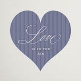 "Elegant Moon" - Bridal Shower Favor Stickers in Luna Blue by Pixel and Hank - Front