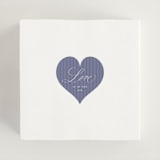 "Elegant Moon" - Bridal Shower Favor Stickers in Luna Blue by Pixel and Hank - In Use