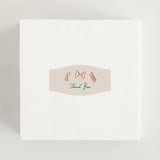 "Sapori" - Bridal Shower Favor Stickers in Tangerine by Jelena Vuletic - In Use