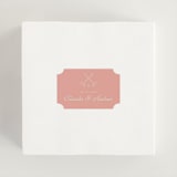 "Lets Croquet" - Bridal Shower Favor Stickers in Verdant by Vera Lim - In Use