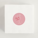 "Love Spritz" - Bridal Shower Favor Stickers in Pink Lemonade by Ani Somi - In Use