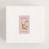 "Farmer's Market" - Bridal Shower Favor Stickers in Cherry by Adelyn T. - In Use