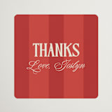 "Starring" - Bridal Shower Favor Stickers in Oriole by Owl and Toad - Front