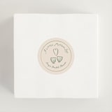 "Perfect Matcha" - Bridal Shower Favor Stickers in Matcha by Ani Somi - In Use