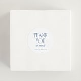 "Delft" - Bridal Shower Favor Stickers in Porcelain by Morgan Kendall - In Use