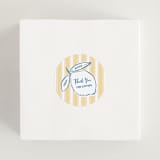 "Citrine" - Bridal Shower Favor Stickers in Lemon by Jelena Vuletic - In Use