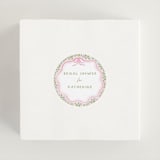 "Bride to Be" - Bridal Shower Favor Stickers in Garden Glory by Creo Study - In Use