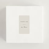 "Campania" - Bridal Shower Favor Stickers in Cocoa by Megan Davis - In Use