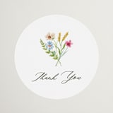 "Bright Garden" - Bridal Shower Favor Stickers in Garden by Yaling Hou Suzuki - Front