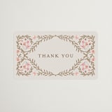 "Victorian" - Bridal Shower Favor Stickers in Versailles by Claudia Orengo - Front