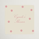"Holiday bow" - Bridal Shower Favor Stickers in Peony by Baumbirdy - Front