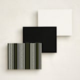 "Sartorialist" - Business Stationery in Charcoal by Luisa Garcia - Back of Card Options