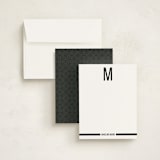 "Monolith" - Business Stationery in Black by Lori James - Assembled