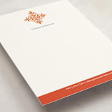 "Modern Elegance" - Business Stationery in Orange by Serenity Avenue - Detail