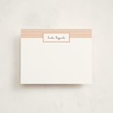 "Paprika Patterned" - Business Stationery in Paprika by Blixa 6 Studios - Front