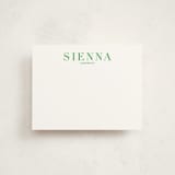 "Crisp Color" - Business Stationery in Green by hi-lighter inc. - Front