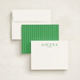 "Crisp Color" - Business Stationery in Green by hi-lighter inc. - Assembled