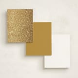 "Hello Friend" - Business Stationery in Champagne by Erin Deegan - Back of Card Options