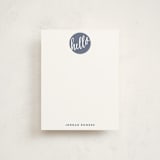 "Hello New Friend" - Business Stationery in New Navy by A.C.R. - Front