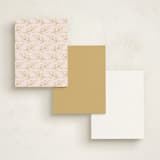 "Leafy Initial" - Business Stationery in Rose by Iwona K - Back of Card Options
