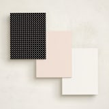 "Estate" - Business Stationery in Blush by Kim Dietrich Elam - Back of Card Options