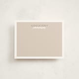 "Crisp Connection" - Business Stationery in Sand by amanda cunningham - Front