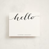 "Chic Black and Gold" - Business Stationery in Cotton by Hooray Creative - Front