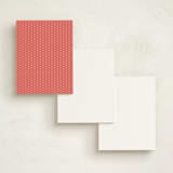 "Oh So Peachy Polkadot" - Business Stationery in Coral by Hanke Arkenbout - Back of Card Options