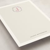 "Playful Frame" - Business Stationery in Lilac by Iwona K - Detail