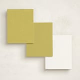 "21st Century Girl" - Business Stationery in Mustard by June Letters Studio - Back of Card Options