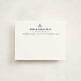 "Captain" - Business Stationery in Wedgewood Blue by June Letters Studio - Front