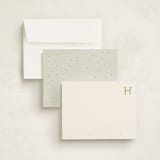 "Initial" - Business Stationery in Soft Mint by Jessica Yeo - Assembled