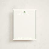 "Abstract Bloom" - Business Stationery in Grass by amanda cunningham - Front