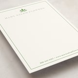 "Abstract Bloom" - Business Stationery in Grass by amanda cunningham - Detail