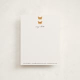 "Botanical Butterfly" - Business Stationery in Tangerine by A.C.R. - Front
