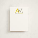 "Boulevard" - Business Stationery in Lemon by Ann Rae Creative - Front