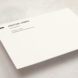 "Manual" - Business Stationery in Black by Jack Knoebber - Detail