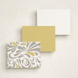 "Swish" - Business Stationery in Daffodil by Jody Wody - Back of Card Options