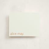 "Breathe" - Business Stationery in Pumpkin by leslie hamer - Front