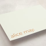 "Breathe" - Business Stationery in Pumpkin by leslie hamer - Detail