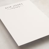 "Calligrapher" - Business Stationery in Black Diamond by Lauren Chism - Detail