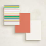 "111" - Business Stationery in Orange Zest by SimpleTe Design - Back of Card Options