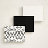"Initial Love" - Business Stationery in Charcoal by SimpleTe Design - Back of Card Options